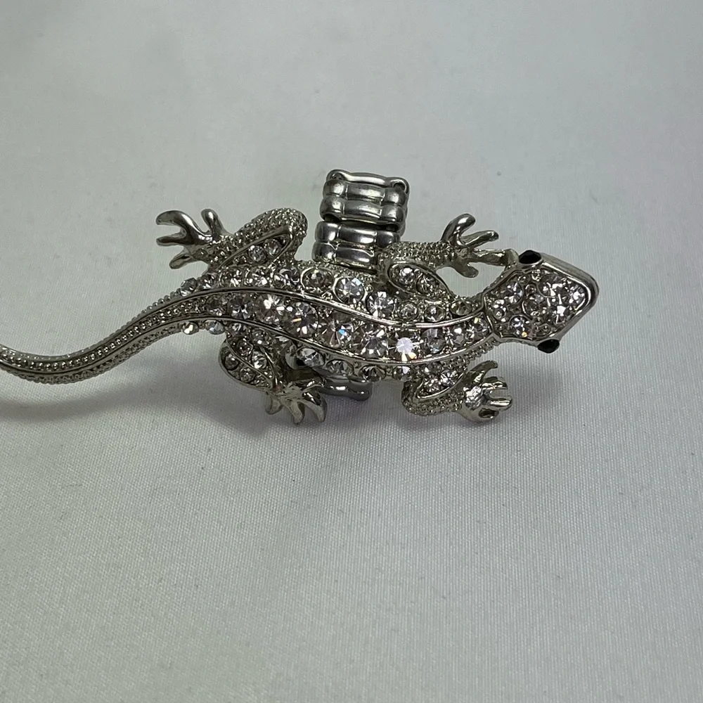 Rhinestone lizard ring - Picture 3 of 5
